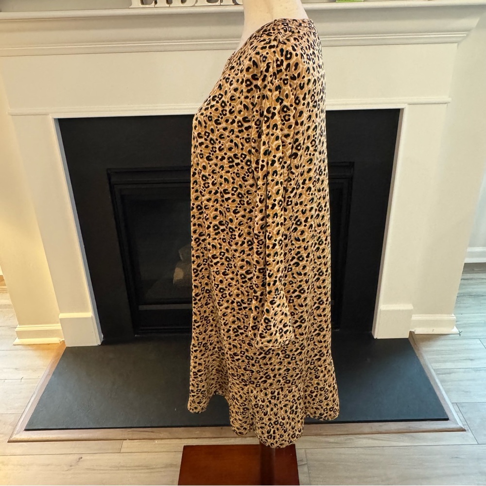 Buckhead Betties Leopard Print Swing Dress | L - Picture 4 of 9